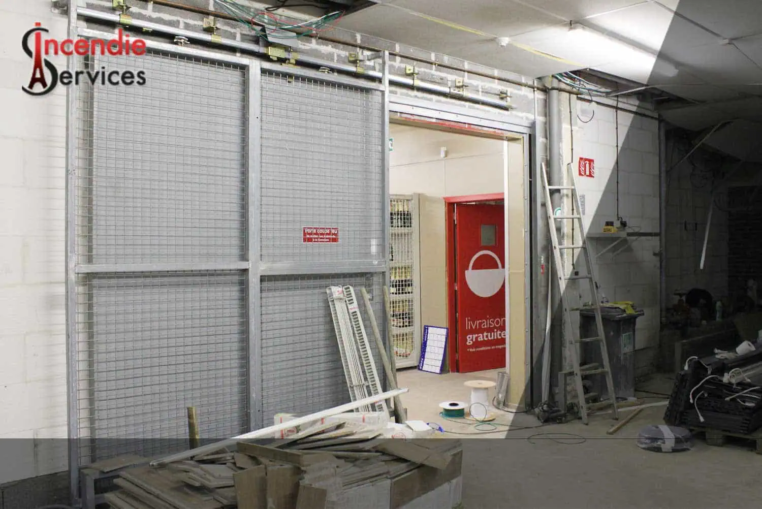 Installation de porte coupe-feu par ISP PARIS