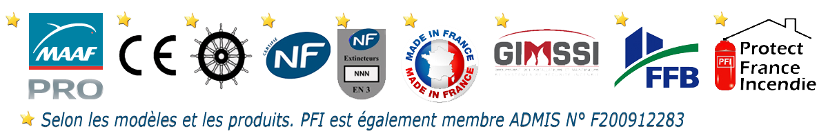 Bannière des Certification Coordonnées Incendie Services PARIS